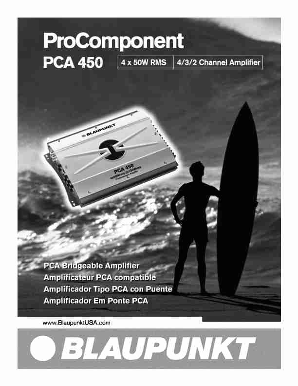 Blaupunkt Car Amplifier PCA450-page_pdf